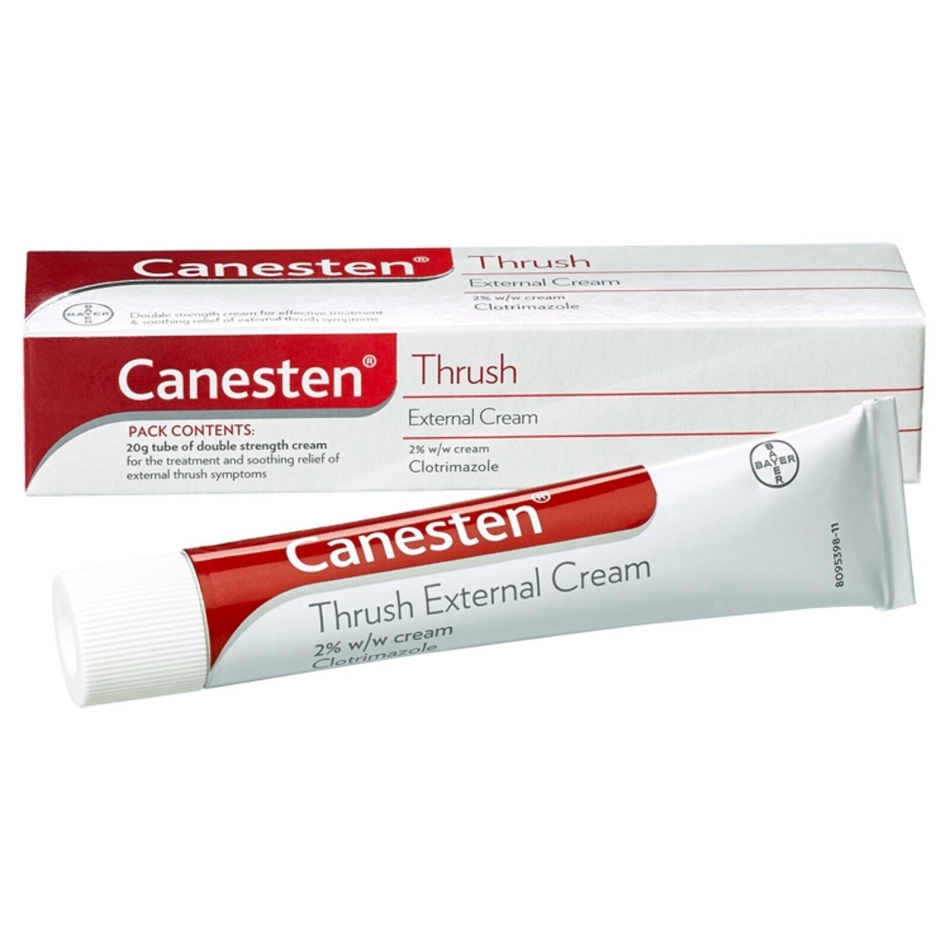 Canesten Thrush External Cream 2% For Men & Women. Relief from itching