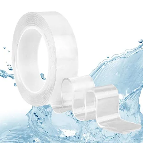 CANOPUS Traceless Double Sided Nano Adhesive Tape, 9.84 Feet