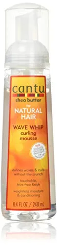 Cantu Natural Hair Wave Whip Curling Mousse,8.4 oz