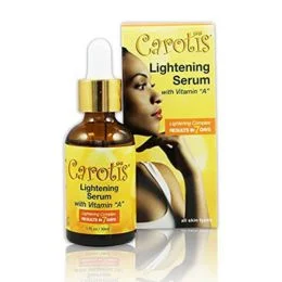 Carotis, Skin Lightening Serum | 1 fl oz / 30 ml | Fade Dark Spots on: Face, Knees, Body, Hands | Hyperpigmentation Treatment | with Carrot Oil and Vitamin A