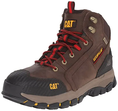 Caterpillar Men's Navigator Mid Waterproof Work 6 Inch Waterproof Soft Toe, Clay, 8.5 M US