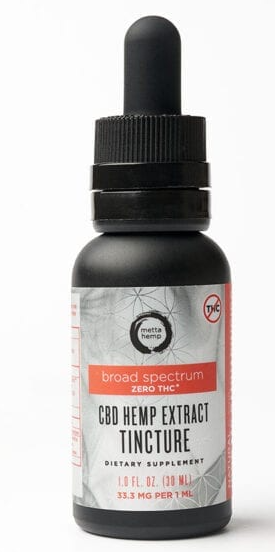 CBD HEMP TINCTURE ZERO-THC BROAD-SPECTRUM (1000MG)