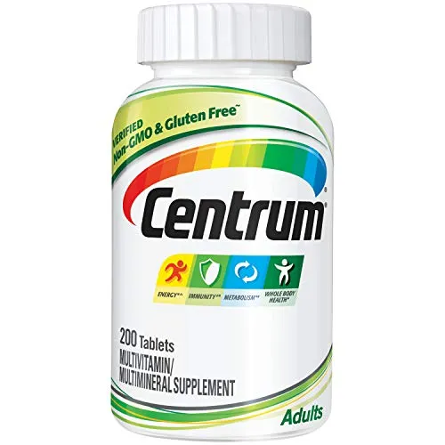 Centrum Adult Multivitamin/Multimineral Supplement with Antioxidants, Zinc and B Vitamins - 200 Count