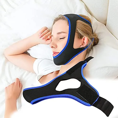 Chin Strap for snoring, youmotu Adjustable Anti Snoring Chin Strap for CPAP Users,Snore Stopper for Men and Women