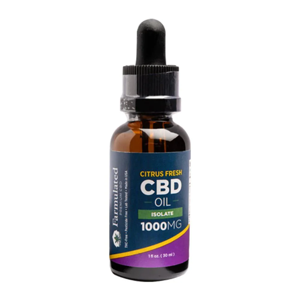 Citrus Fresh Isolate CBD Oil 1000mg