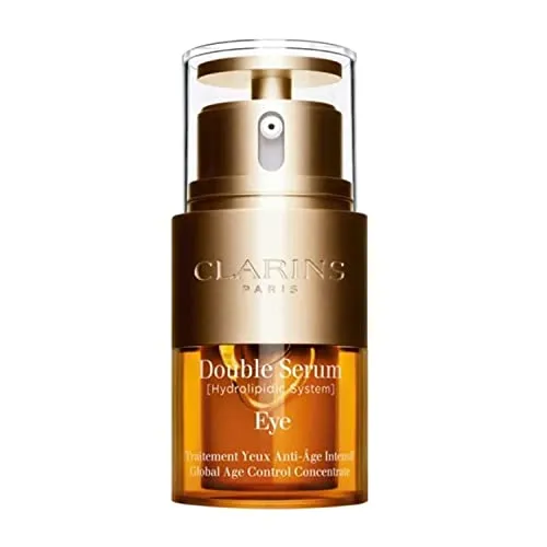 Clarins Double Serum Eye | Anti-Aging Eye Treatment | Visibly Smoothes, Firms, Hydrates and Revitalizes For More Youthful-Looking Eyes In Just 7 Days* | 13 Plant Extracts, Including Turmeric | 0.6 Oz