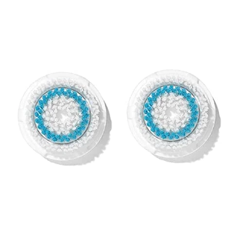 Clarisonic Deep Pore Facial Cleansing Brush Head Replacement Compatible with Mia 1, Mia 2, Mia Fit, Alpha Fit, Smart Profile Uplift and Alpha Fit X , 2 Pack