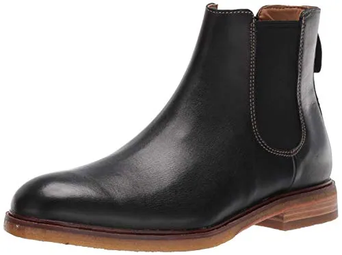 Clarks Men's Clarkdale Gobi Chelsea Boot, Black Leather, 9 M US