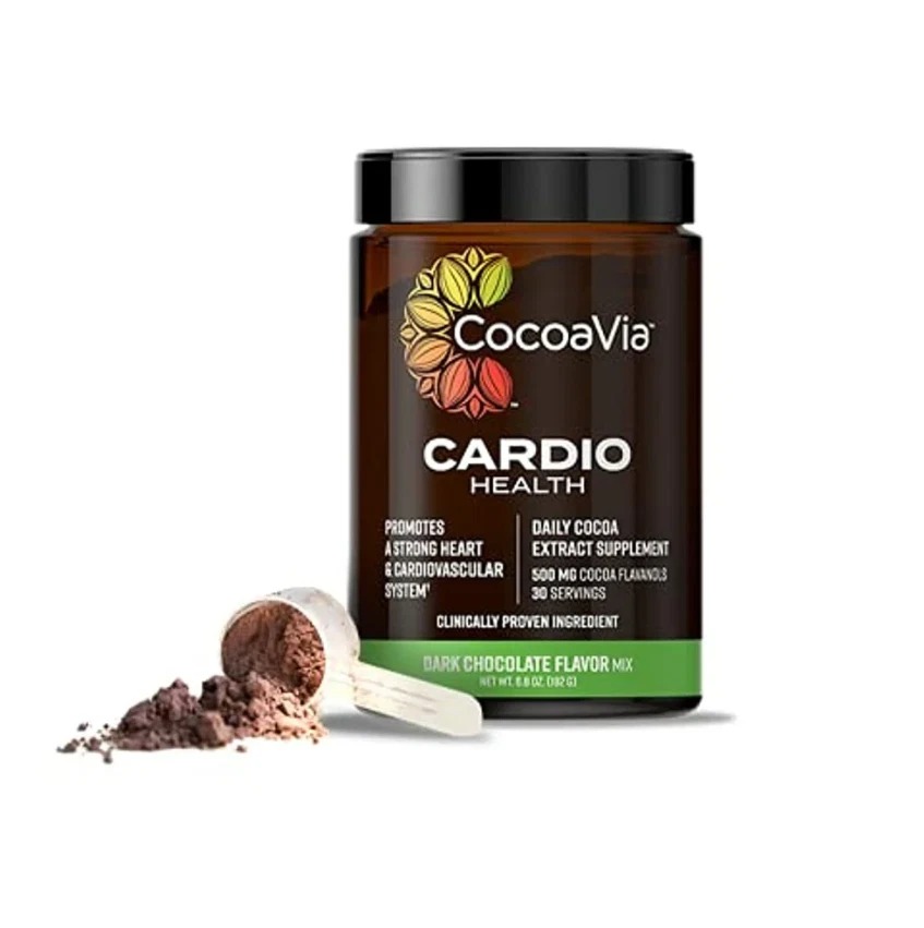 CocoaVia Cardio Health Cocoa Powder, Healthy Heart, Blood Pressure, Superfood