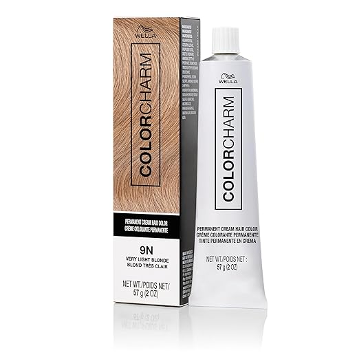 COLORCHARM Permanent Cream Hair Dye | Blonde Hair Color | High Lift, Natural Warm Bronde, Golden Honey Tones | 100% Gray Coverage | Vegan, Free of Phthalates & Parabens | 2 oz.