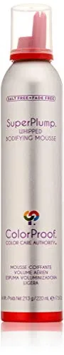 ColorProof SuperPlump Whipped Bodifying Mousse, 7.5 Oz - Color-Safe, Volume, Vegan, Sulfate-Free, Salt-Free, Unisex - Professional Hair Product