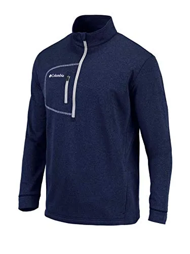 Columbia Golf Omni-Wick Explorer Long Sleeve 1/4 Zip Pullover (X-Large, Navy)
