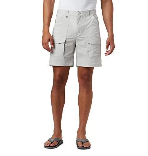 Columbia Menï¿½s Permit III Shorts, Sun Protection, Large x 6, Cool Grey