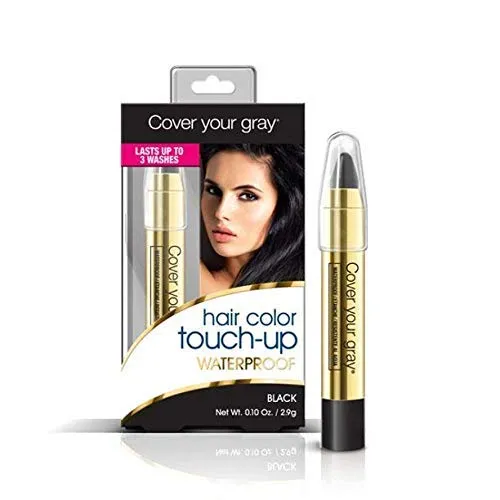 Cover Your Gray Waterproof Chubby Pencil, Black, 0.1 Ounce