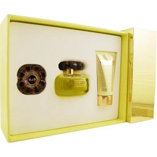 Covet By Sarah Jessica Parker For Women. Set-eau De Parfum Spray 3.4 OZ & Body Lotion 3.4 OZ & Solid Perfume .08 OZ Mini