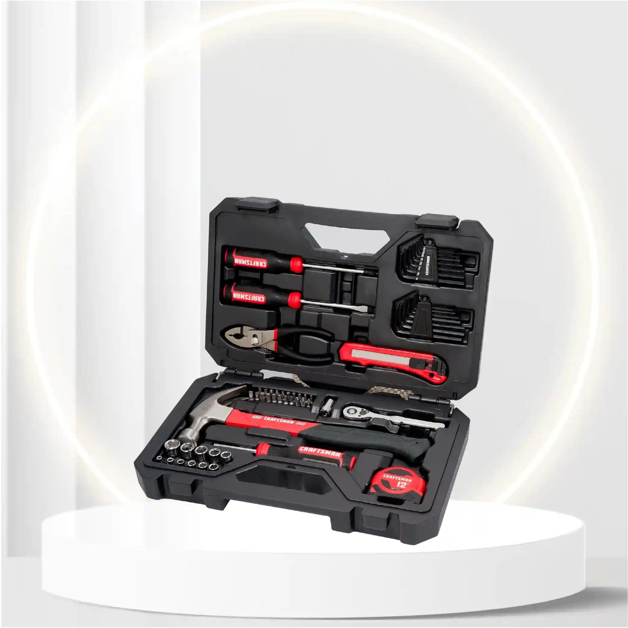 CRAFTSMAN 57 Piece Mechanics Tool Set/Home Tool Set (CMMT99447)