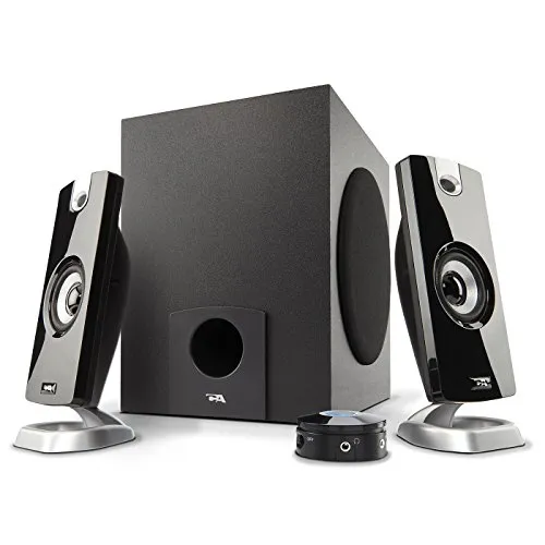 Cyber Acoustics 2.1 Subwoofer Speaker System with 18W of Power ï¿½ Great for Music, Movies, Gaming, and Multimedia Computer Laptops (CA-3090)