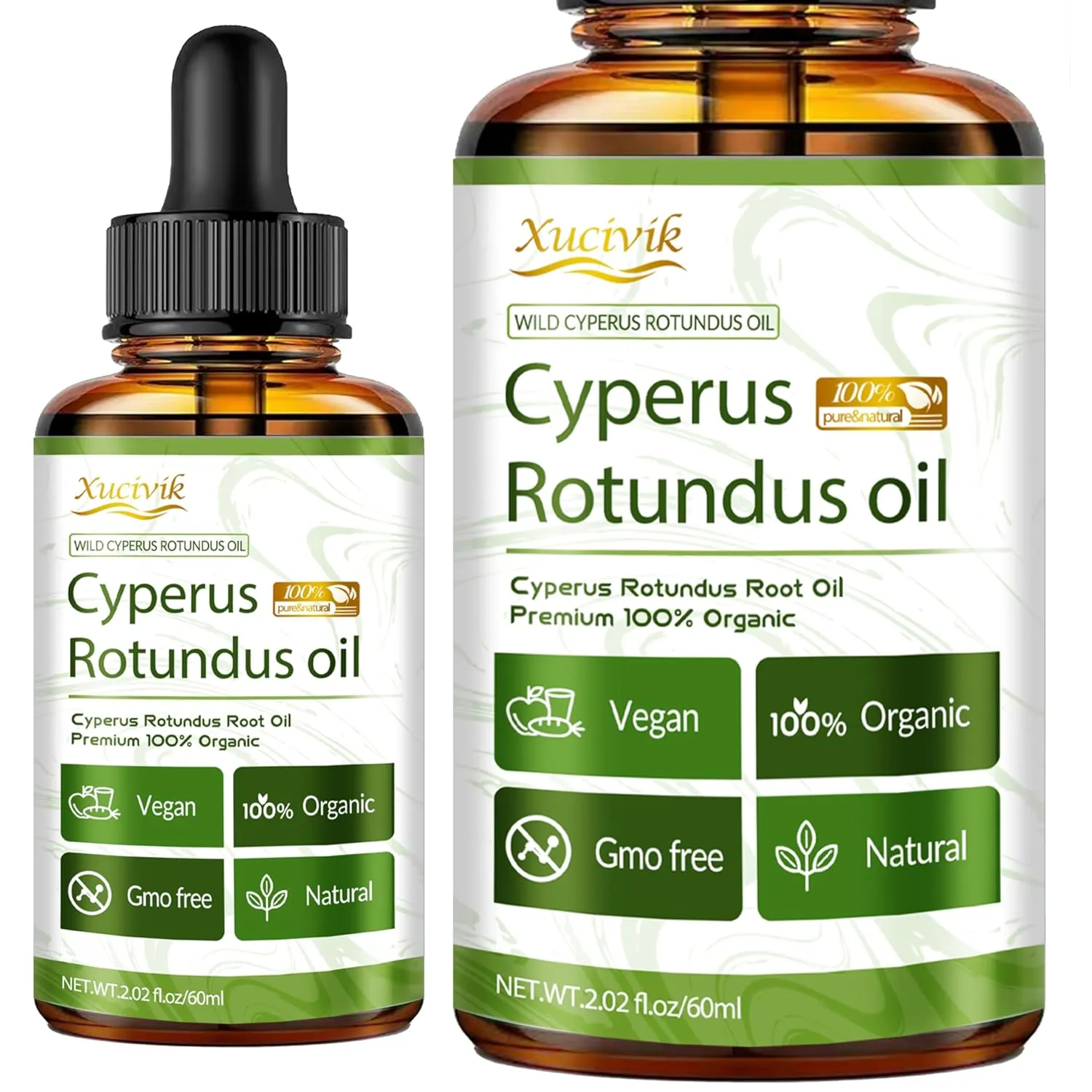 Cyperus Rotundus Oil for Hair Removal,100% Natural Cyprus Oil, Reduces Hair Growth, Soothes Skin, Ideal for Men & Women, 60ml