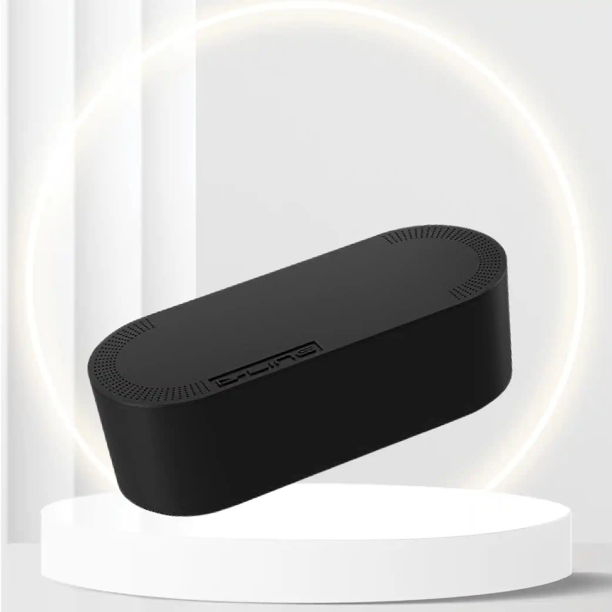 D-Line Cable Management Box | Hide and Conceal Power Strips and Electrical Cords from TVs, Computers, and Desks | Cord Organizer Made from Electrically Safe ABS Material (Large, Black)