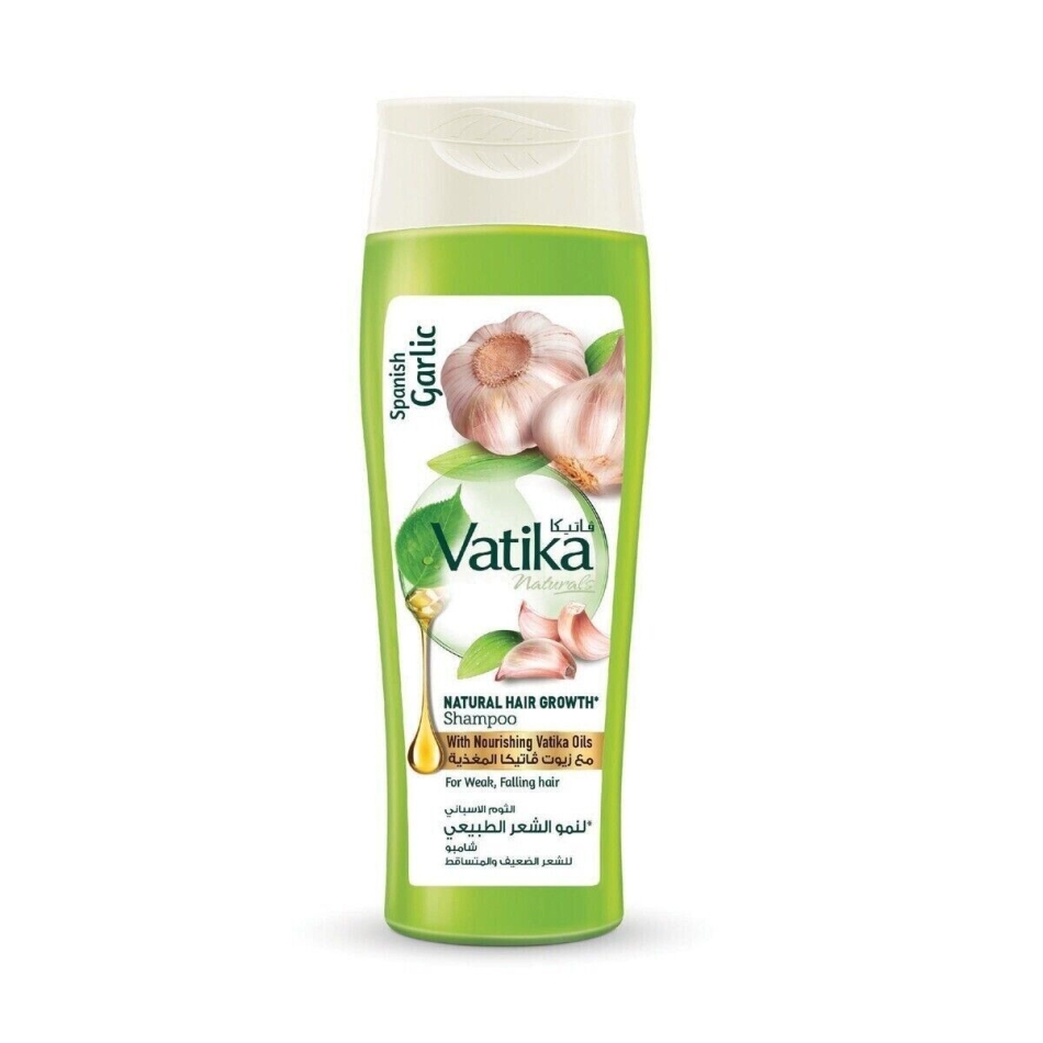Dabur Vatika Spanish Garlic Natural Hair Growth Shampoo Weak &Falling Hair 400ml