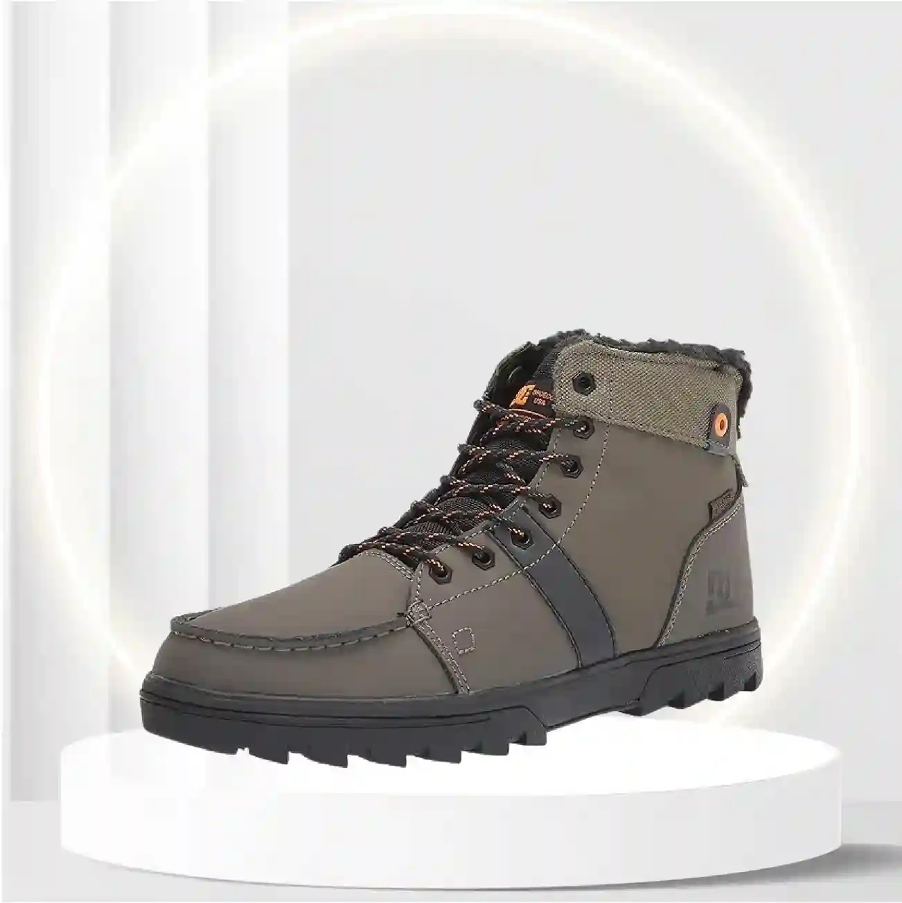 DC Men's Woodland Fashion Boot, Olive/Black, 12.5