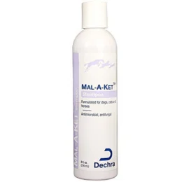 Dechra Mal-a-ket Formulated for Dogs, Cats and Horses Antibacterial and Antifungal Shampoo 8oz