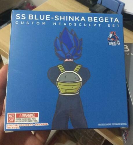 Demoniacal Fit - SS Blue Evolution Custom headsculpt set for SHF Vegeta in stock