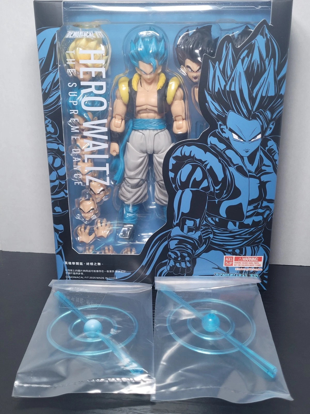 Demoniacal Fit The Supreme Dance Blue Gogeta Hero Waltz SH Figuarts W/ Bonus