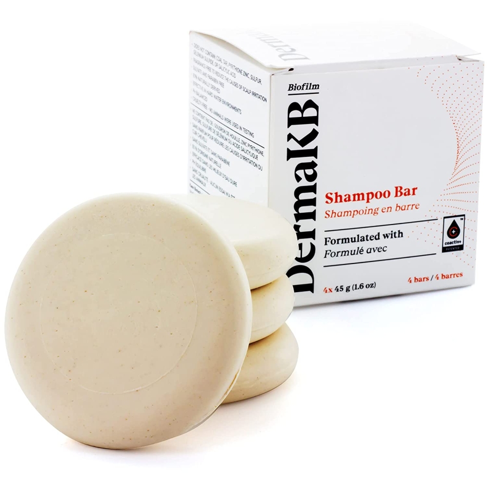 DermaKB Dandruff Shampoo Bar Sulfate & Paraben Free for Relief of Scalp Irritation Associated with Conditions like Seborrheic Dermatitis