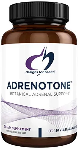 Designs for Health Adrenotone - Adrenal Support Supplement with Rhodiola Rosea, Ashwagandha, Vitamins B6, B2 + B5 - Designed to Support Adrenals + Healthy Cortisol Levels (180 Capsules)