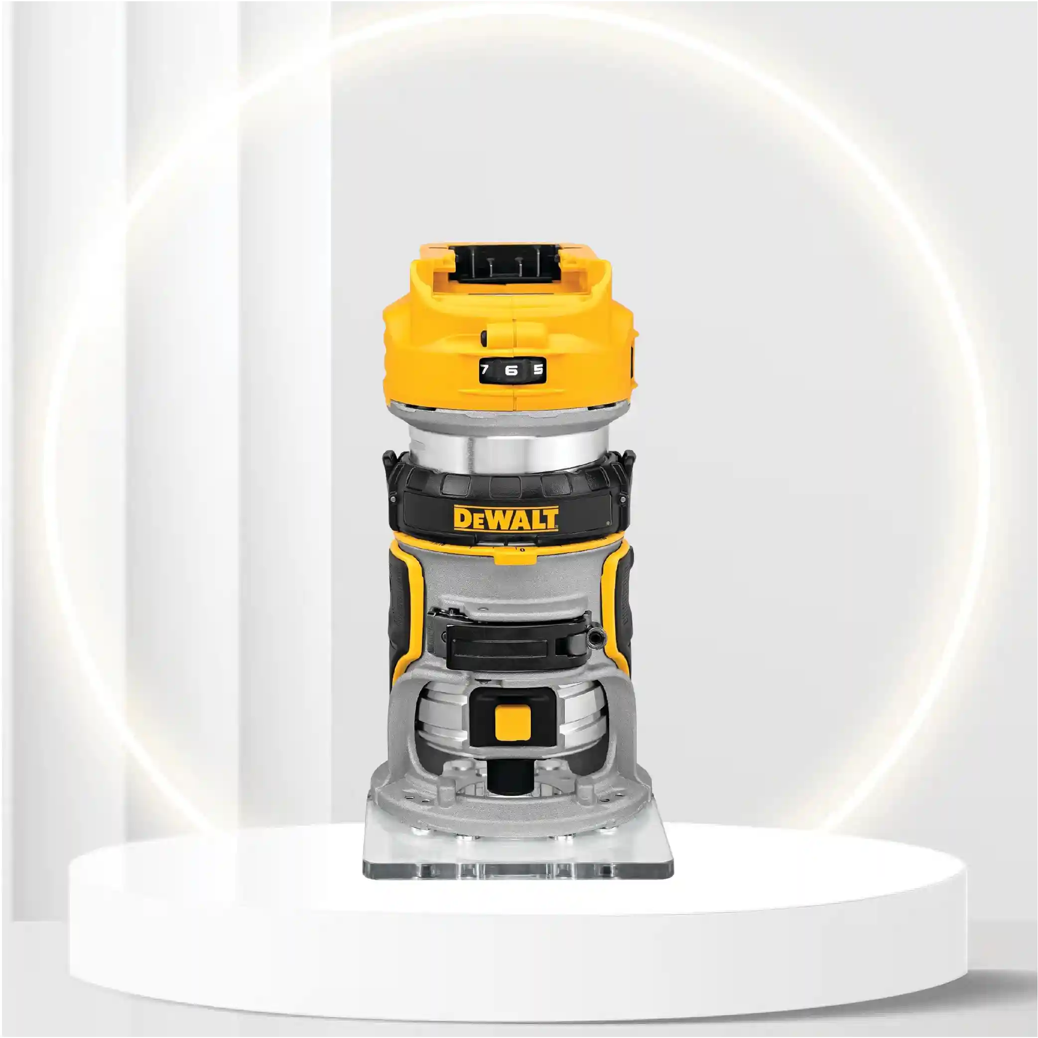 DEWALT 20V Max XR Cordless Router, Brushless, Tool Only (DCW600B),Black-v186,Mini-v186