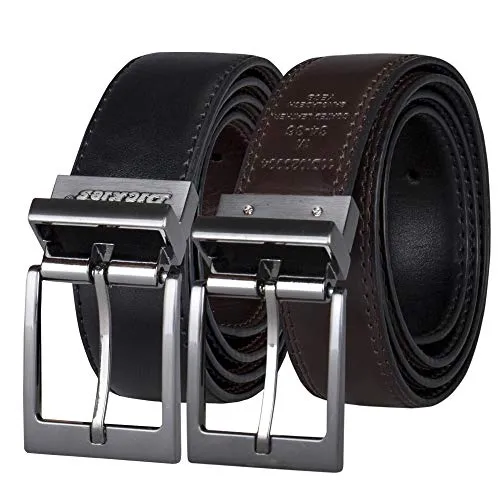 Dickies mens Casual Reversible Belt, Black/Brown Brody, X-Large 42-44 US