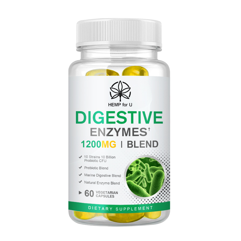 Digestive Enzymes Prebiotic & Probiotics Gas, Constipation & Bloating Relief