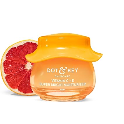 Dot&Keey's Vitamin C and E Sorbet Super Bright Face Moisturizer, Oil-Free Lightweight Formula for All Skin Types, 60ml