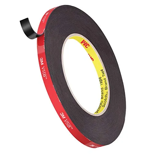 Double Sided Heavy Duty 3M Mounting Tape, Waterproof VHB Foam Tape, 32FT Length, 0.5Inch Width for Car Decor,Home Decor and Office Decor