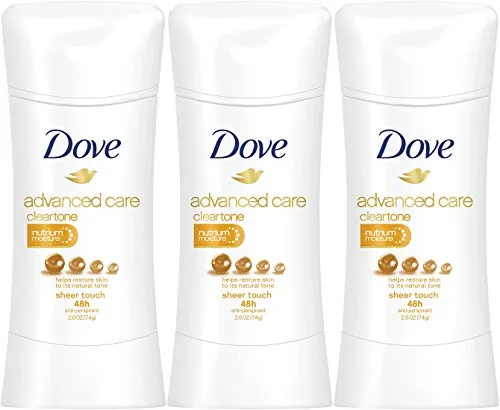 Dove Deodorant 2.6 Ounce Adv Care Anti-Perspirant Sheer Touch (76ml) (3 Pack)