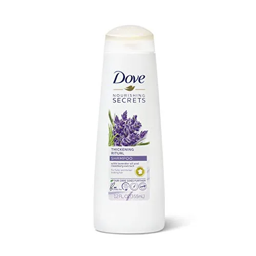Dove Nourishing Secrets Volume Shampoo for Thinning Hair Thickening Ritual Hair Shampoo with Lavender 12 oz