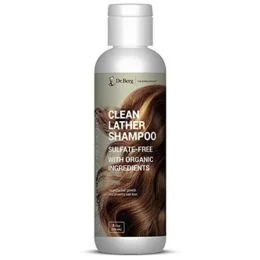 Dr. Berg's Clean Lather Shampoo - Hair Strengthening, Moisturizing, Scalp Treatment and Hair Follicle Growth Shampoo - Well-Balanced Hair Care Formula with Biotin and Peppermint - Sulfate-Free 8 Oz