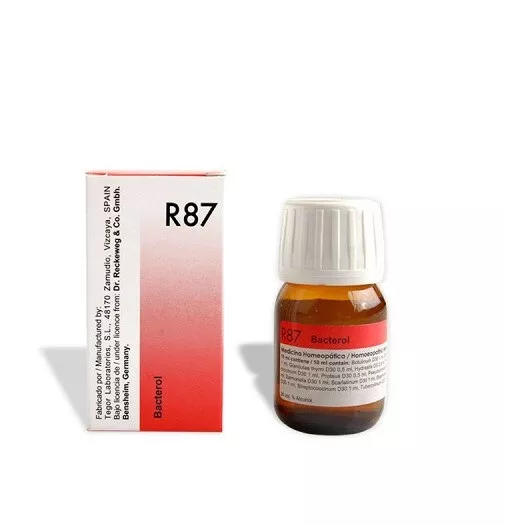 Dr. Reckeweg R87 Bacterol 30ml Drops Useful to strengthen Weak Immune System