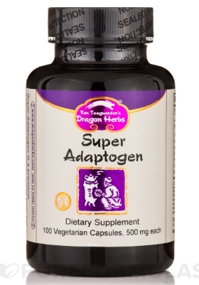 Dragon Herbs   Super Adaptogen 500 mg - 100 Vegetarian Capsules