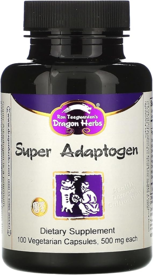 Dragon Herbs Super Adaptogen All Natural Supplement to Support Well-Being, Mood, Immune Function, Strong Adaptive Response All Natural Ingredients, Non-GMO