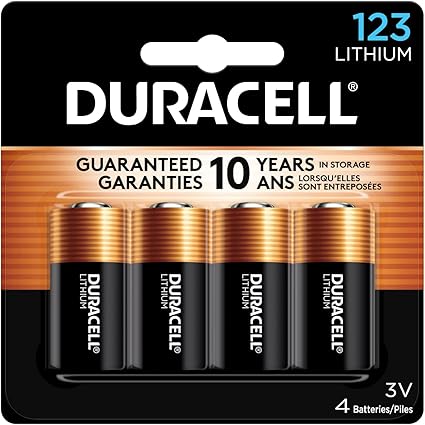 Duracell - 123 High Power Lithium Batteries - 4 count