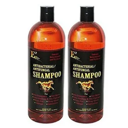 E3 Elite Grooming Products Antibacterial/Antifungal Shampoo for Pets, 32 oz. (2 pack)