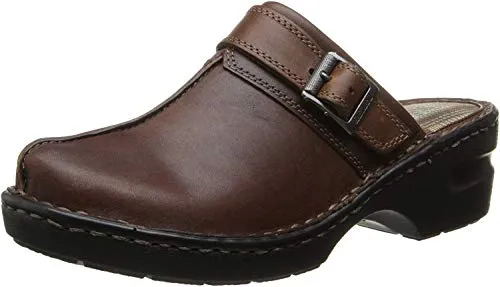 Eastland Women's Mae Clogs Brown 6 W US