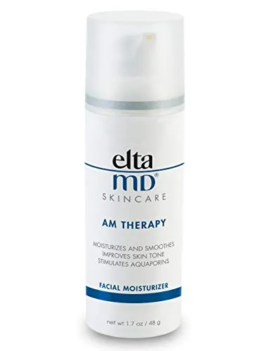 EltaMD AM Therapy Face Moisturizer with Niacinamide Improves Skin Tone, Fragrance-Free Lotion, Noncomedogenic Facial Cream