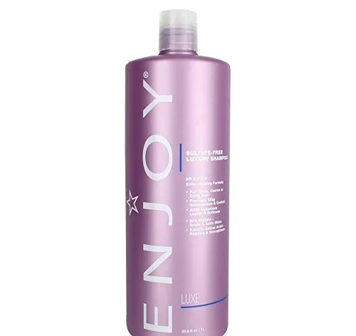ENJOY Sulfate-Free Luxury Shampoo (33.8 OZ) ï¿½ Strengthening, Volumizing Shampoo for All Hair Types