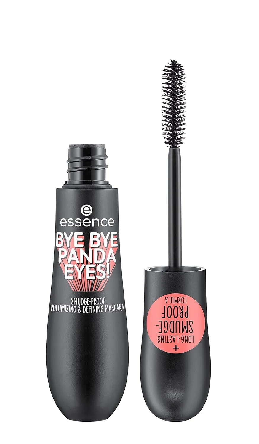 Essence | 3-Pack Bye Panda Eyes Tubing Mascara | Smudge-proof & Volumizing Definition | Vegan, Paraben & Oil Free | Cruelty Free