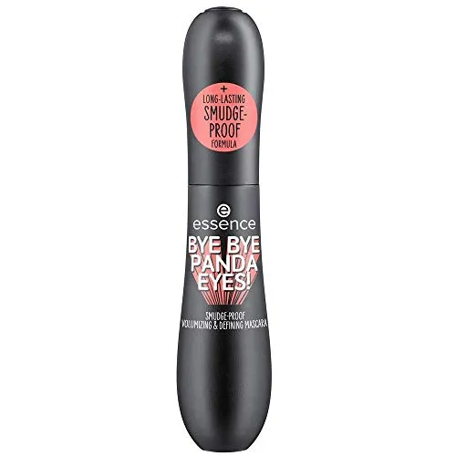 essence | Bye Bye Panda Eyes Tubing Mascara | Smudge-proof, Volumizing definition | Vegan, Paraben Free, Oil Free | Cruelty Free (Pack of 1)