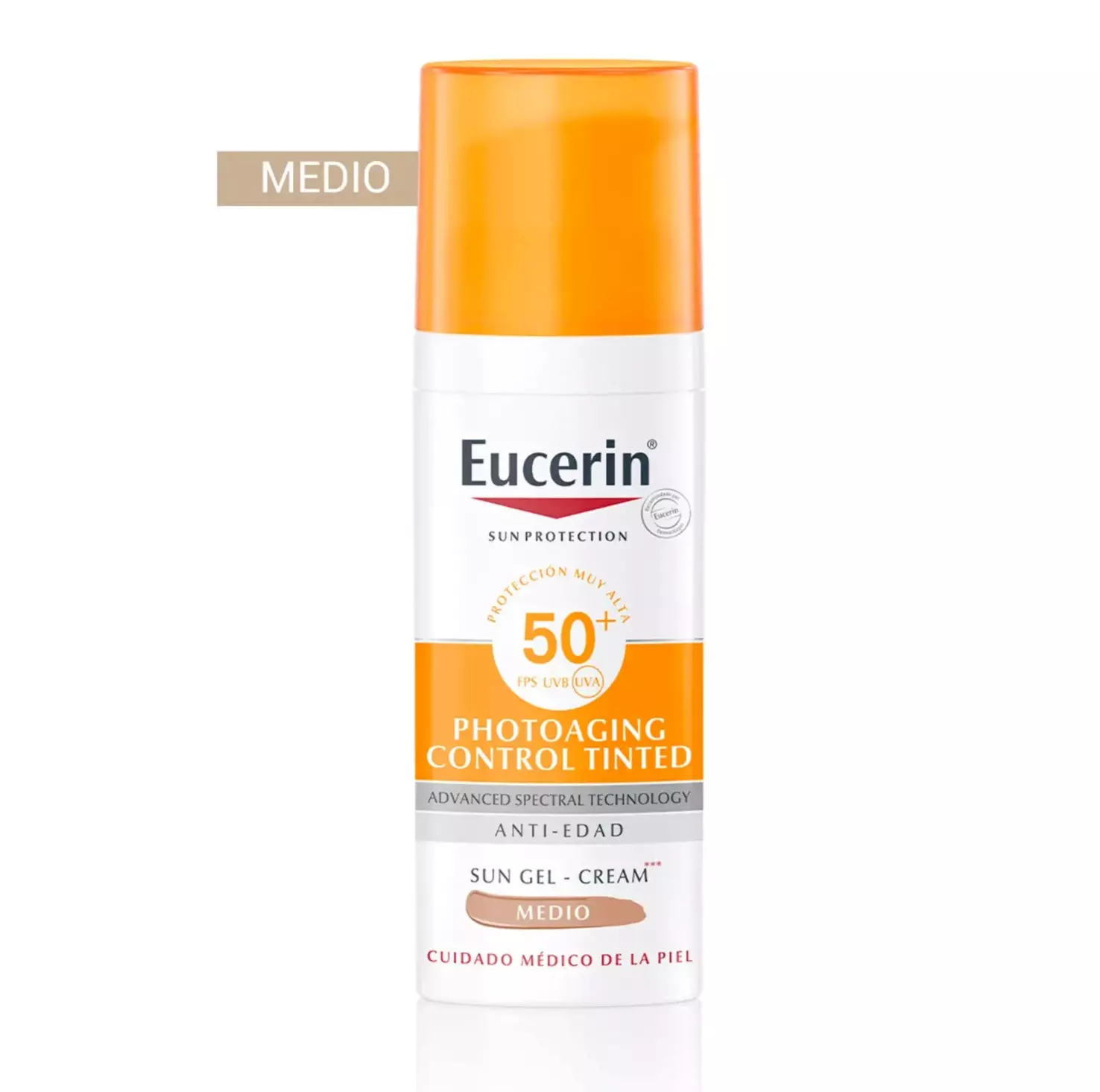 Eucerin Sun Protection Spf50+Crema Rostro Con Color 50ml