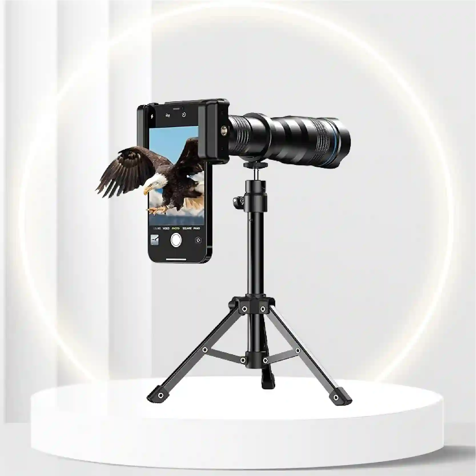Evil Eye 36X Telephoto Lens, High Power HD Telephoto Phone Lens with Tripod and Phone Clip for Android & iPhone, Samsung and Most Smartphone